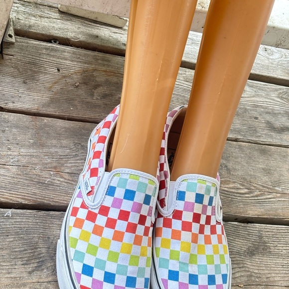 Vans Classic Slip-On Checkerboard Shoe - Picture 7 of 11